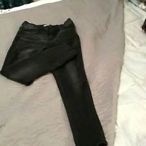 Moon River black jeans size 26 ripped skinny black jeans.